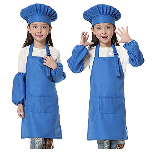 JLySHOP Enfants Toque de Chef Tablier - Cuisine Cuisson Cuisson Porter (6-12 Ans)