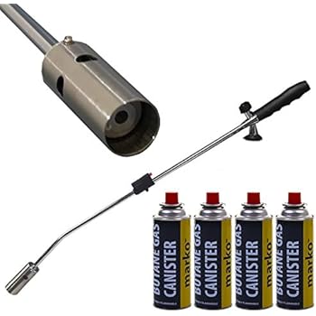Butane Gas Weed Wand Blowtorch Garden Torch Weeds Killer Burner Blaster