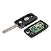 Produktbild LouiseEvel215 3 Botones Control Remoto Llave del Coche Alarma Remota Flip Car Llavero Compatible para PSA Peugeot Citroen Tronco de Coche Sin Ranura Control Remoto