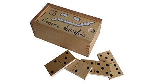 Preisvergleich Produktbild JB Holz – 00080 – Coffret Domino wie früher aus Holz