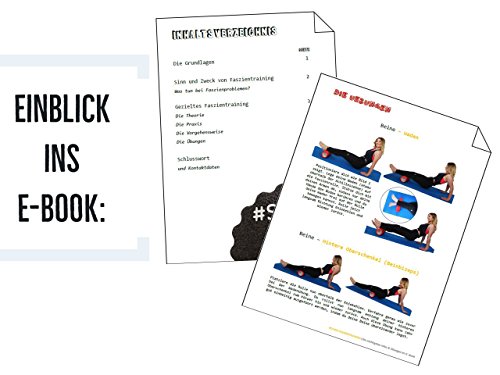 2in1 Faszienrolle Massagerolle – E-Book inklusive! – #Sykro „Double“ intensivere Massage durch optimierte Struktur - 7