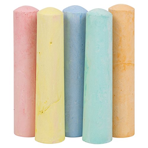 24PC Jumbo Coloured Chalk Outdoor Garden Games