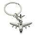 Produktbild Arpoador Cool Silber Flugzeug Flugzeug Modell Metall Schlüsselanhänger Ring Schlüsselanhänger Schlüsselanhänger