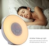 Creative-USB / batteriebetriebene Message Board Alarm Clock Table Clock LED-Blaulicht Clock Fluorescent Message Board Wecker-Digital-Kalender Tischuhr mit drei Gruppen von Alarm und Snooze-Funktion (Blaues Licht) - 4