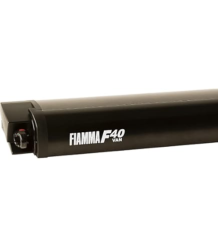 Fiamma F35 Pro End Cap Right Deep Black Automotive