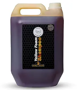 WaveX Colour Foam Car Shampoo 5 ltr | Produces Thick Yellow Colour Foam