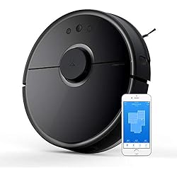 Roborock S5 Aspirateur Robot et Serpillère de Navigation Intelligente avec Forte Aspiration de 2000Pa et Une Capacité de Batterie de 5200mAh pour Nettoyage de Poils d'Animaux et de Sols Durs