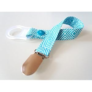 Schnullerband mit Silikonring