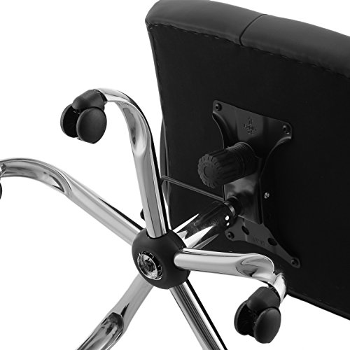 OrangeA High Back Executive Chair Ergonomic Swivel Office Chair Black PU Leather Computer Chair with Arms for All-day Comfort (type 2)