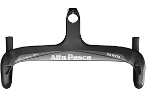 Alfa Pasca manillar integrado bici carretera carbono 28.6 integrado manillares de carretera 400/420/440 manillar carretera carbono