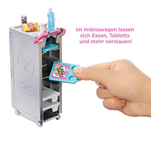 Barbie GJB33 - Reise Traumflugzeug Flugzeug mit Puppe und Zubehör, Puppen Spielzeug ab 3 Jahren - 3