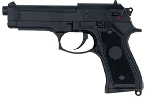Saigo Defense Pistola Airsoft-elettrica M9 AEP Black CM126 / modalità Colpo Singolo o raffica/Colore Nero/Plastica e Metallo/Potenza 0,5 Joule