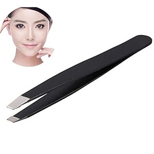 Professional Beauty Eyebrow Tweezers Slanted Tip Stainless Steel Tweezer - Image 2