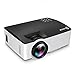 Produktbild Video Beamer, EIVOTOR LED Beamer Multimedia Heimkino 800x480 LCD Projector unterstützt Full HD 1080p mit AV USB Micro SD Karte HDMI VGA für Outdoor Indoor Filme Party Spiel, Kein Dongle benötigt