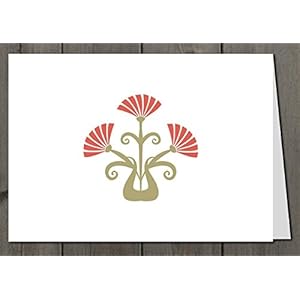 Grußkarte + Briefumschlag + Adressaufkleber 