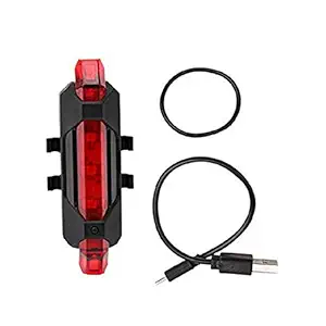 FASTPED  Bicycle LED Light USB Rechargeable Light Cycling Lamp Tail Light (red)