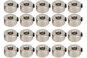SUNGOOYUE RC Airplane Model Aircraft Parts, 20 Piezas RC Plane Landing Gear Stopper Set Wheel Collar 3.1mm Modelo de Acero Inoxidable Aircraft Landing Gear Wheels & Tires