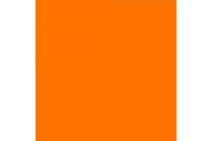 VARYTEC LEE Nr. 105 Orange - 24 x 24 cm transparente, hitzebeständige, farbige Farbfolie für Foto Studio PAR 64 Scheinwerfer - Gel Farbfilter Filter Folie (1 Stück, Lee 105 Orange)