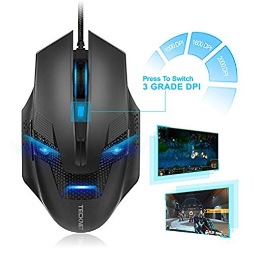 Preisvergleich Produktbild TeckNet Raptor Truewave Gaming Maus schwarz