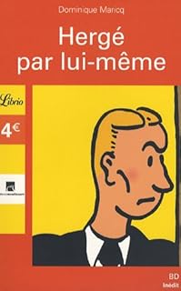 jaquette livre Hergé par lui-même
