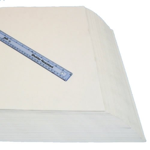 A1 Recycled White Sugar Paper 100gsm 125 Sheets by BCreative ®