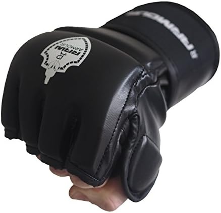 Raw Armour MMA grappling gloves (Black, Small) Raw Armour MMA grappling gloves - Durable, high quality, training gloves, Fighting gloves, bag gloves, pad gloves, padded protection