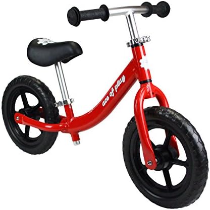 Ace of Play Balance Bike Outdoor Toy for Kids (Red)