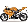 ADMOTO ABS plastic Motorcycle Injection Pre-Drilled Hole Cowl Fairings Bodywork Kit Complete Set For Yamaha R125 2014-2018 (E Orange)