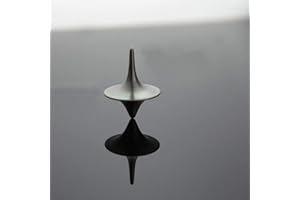 Turbobm Gyro en métal argenté Haut précision précise Film Chaud Film Totem Impression Film Haut argentée Vintage Jouet Vintage l'équilibre Parfait Entre la Performance et la beauté pour Cadeau