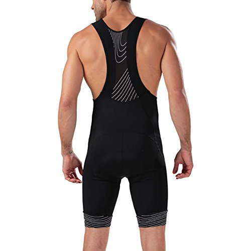 Rmine Herren fahrrad Trägerhose Kurz Rennradhose mit Sitzpolster - 2