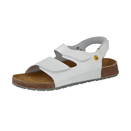 Wellness Komfort+ Herren ESD Berufsssandale weiss