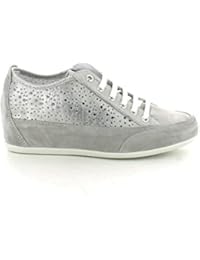IGI&Co - Zapatillas para deportes de exterior para mujer blanco blanco y plateado 37