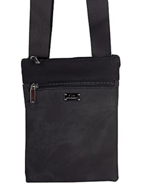 No Limits , Herren Schultertasche schwarz schwarz