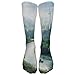 Produktbild Landscape River Mountains Stream Waterfall Boat Matte Painting Athletic Tube Stockings Women Men Classics Knee High Socks Sport Long Sock One Size