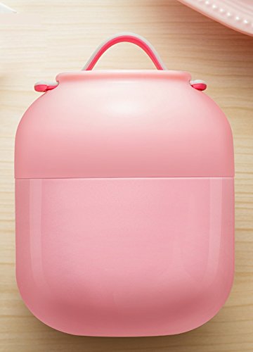 KHSKX-Braised Smoldering Pot Beaker Stainless Steel Cooler Git Lunch Box Lunchbox 500Ml 'ChildrenPink