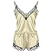 Produktbild JieGREAT Räumungsverkauf, 2PC Lingerie Women Lace Babydoll Nightdress Nightgown Sleepwear Underwear Set