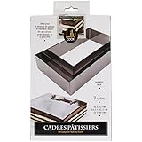 Lily Cook kp5349 marco pastelero Rectángulo Acero Inoxidable Plata 25 x 16 x 5,10 cm