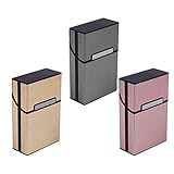 Material: Überzug aus hochwertiger Aluminiumlegierung. Unser stabiler Magnetverschluss und das extra robuste Gehäuse halten Deine Zigaretten sicher geschützt und fest verschlossen!