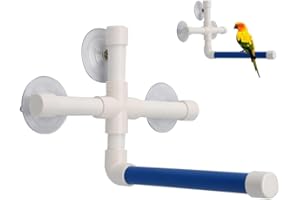 LAPANGZI Parrot Perch Bird Perches Stand Plastic Parrot Standing Foldable Holder for Bird Finches Shower