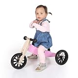 Lauflernrad / Laufrad – Holz 4 in 1 smartbike – rosa – ab 1 Jahre - 6