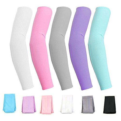 PerGrate 1 Paire Soleil UV Bloc Manches Refroidisseur Couverture Chaude pour Extérieure Vélo Golf Escalade De Pêche