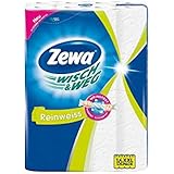 Zewa Wisch und Weg K&uuml;chenrollen "Reinwei&szlig;", 16 x 45 Blatt (16 Rollen)
