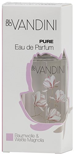 aldoVANDINI PURE Eau de Parfum EdP Baumwolle & Weiße Magnolie – vegan & parabenfrei, 1er Pack (1 x 50 ml) - 2