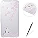 Produktbild HUAWEI Honor 8 hülle, Feeltech Weiche TPU Gel Silikon Schutzhülle Bunter netter Muster Entwurf Kratzfeste stoßdämpfende Premium Liquid Crystal Soft Ultra Dünn Transparent Bumper Schutz Handy hülle Perfekte Passform Durchsichtige Rückdeckel für HUAWEI Honor 8 - Kirschblüten Katze