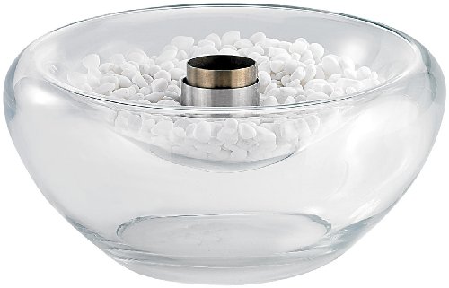 Carlo Milano Schwimmendes Glas-Dekofeuer für Bio-Ethanol