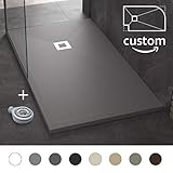 sifon vertical pvc 110 ✅INOXIDABLE & GEL COAT: A diferencia de otros platos de ducha del mercado, todos nuestros platos están recubiertos en Gel Coat, lo que provoca mayor resistencia a las bacterias, una nula absorción del agua y un deslizamiento mínimo.