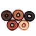 Fashion Bun Shapers Hair Doughnut Bun Ring Shaper Hair Donut Style Updo - Red Brown