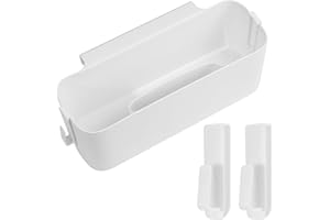 GAOMOENY Organizer do zawieszenia na łóżku, z haczykami, organizer do łóżka, kosz do przechowywania, stolik nocny, półka na łóżko, pudełko do zawieszenia na książce, magazynie, sypialni, biurze, domu