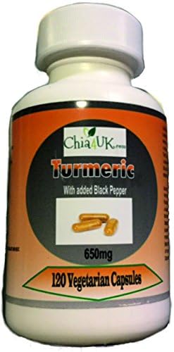 Turmeric Curcumin Capsules 2 x 120 x 1000mg with Added Black Pepper High Strength Vegetarian Vegan (HPMC) Quality Made in UK.Do You Have Joint or Arthritic Pain These Could Help.Chia4uk LTD