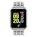 Produktbild TF2 Fitness Tracker Blutdruck Pulsmesser Aktivität Tracker Bluetooth Wireless Smart Watch IP 68 für Mode, Sport, Business und Fitness (Weiß)